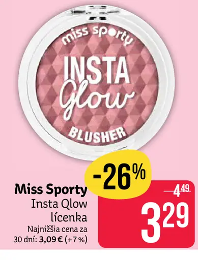 Miss Sporty Insta Glow lícenka