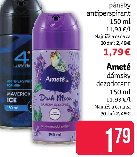 Amete pánsky dezodorant