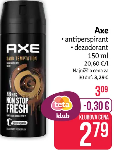Axe antiperspirant deodorant