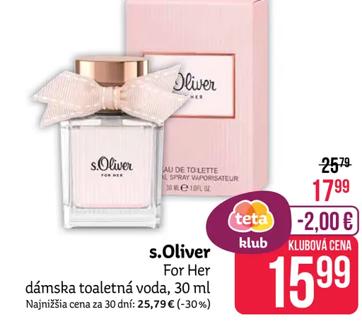 S.Oliver For Her dámska toaletná voda