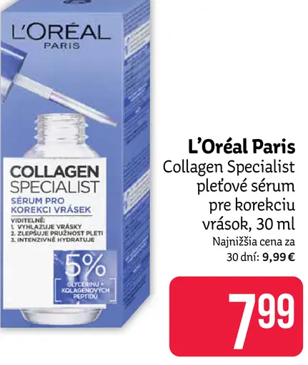 L'Oréal Paris Collagen Specialist pleťové sérum