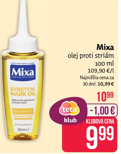 Mixa olej proti striám