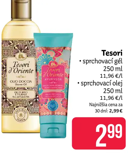 Tesori d'Oriente sprchový gél