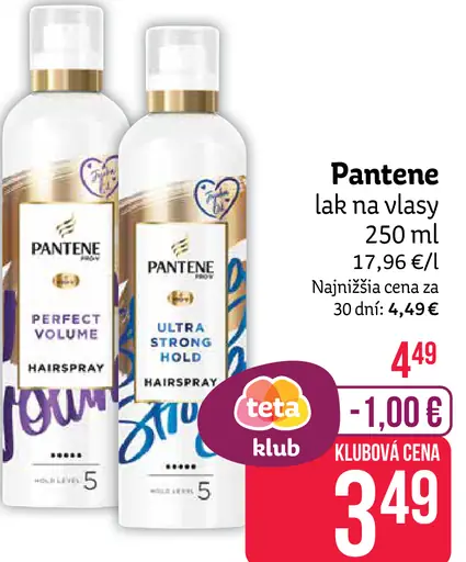 Pantene lak na vlasy