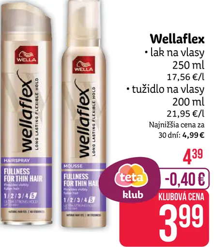 Wellaflex tužidlo na vlasy