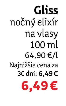 Gliss nočný elixír na vlasy