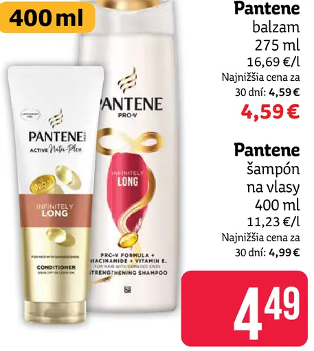 Pantene šampón na vlasy