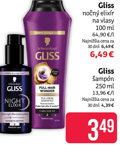 Gliss šampón