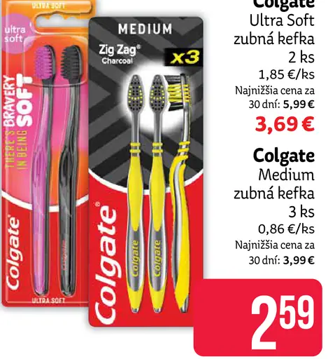 Colgate Ultra Soft zubná kefka mäkká