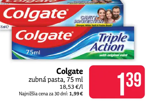 Colgate Zubná pasta