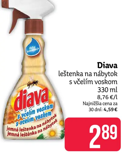 Diava leštenka na nábytok