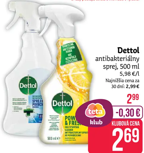 Dettol antibakteriálny sprej