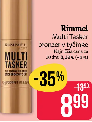 Rimmel Multi Tasker bronzer v tyčinke