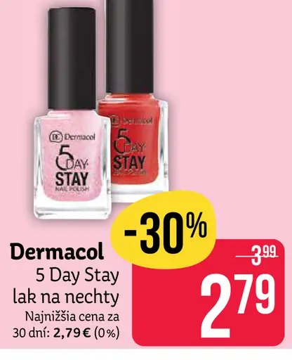 Dermacol 5 Day Stay lak na nechty