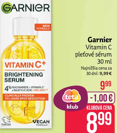 Garnier Skin Naturals pleťové sérum Vitamin C