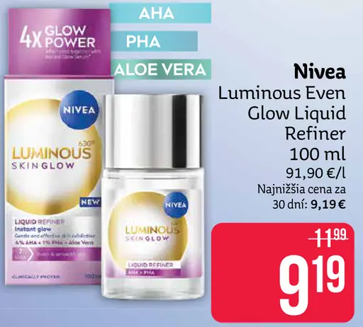 Nivea Luminous Even Glow Liquid Refiner