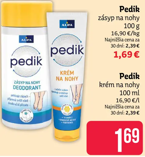 Pedik zásypy na nohy