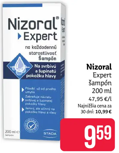 Nizoral Expert šampón proti lupinám