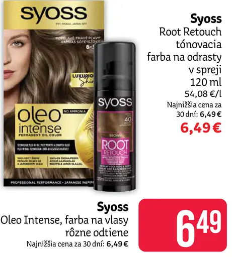 Syoss Root Retouch tónovacia farba