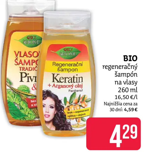 BIO regeneračný šampón na vlasy