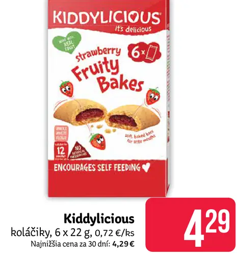 Kiddylicious koláčiky