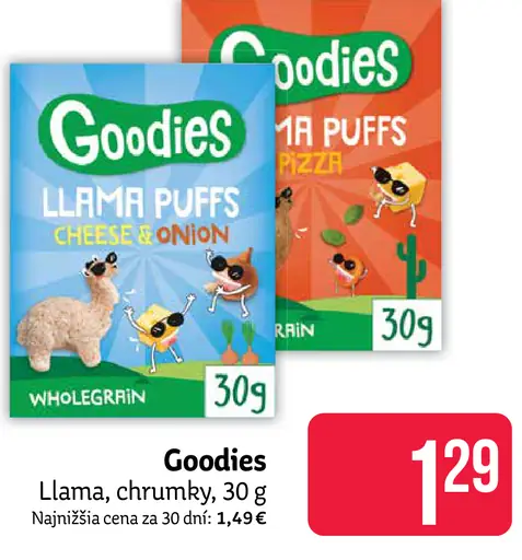 Goodies Llama, chrumky