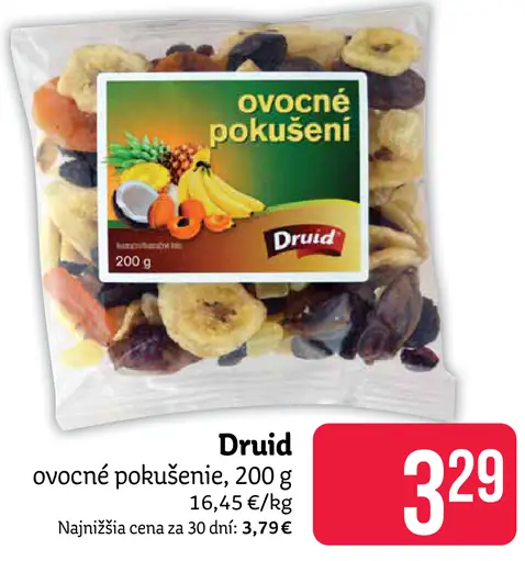 Druid ovocné pokúšanie