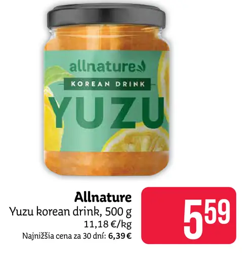 Allnatura Yuzu horúci nápoj