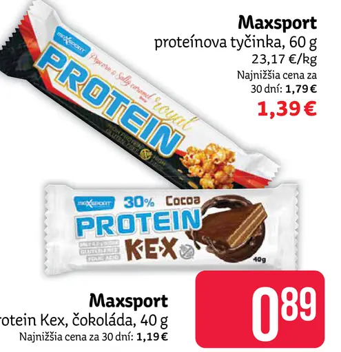 MAXSPORT Proteínová tyčinka