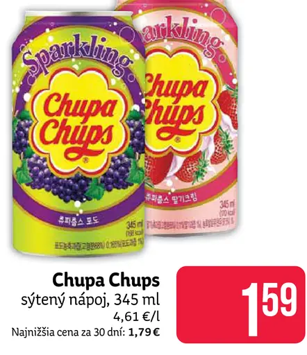 Chupa Chups sýtený nápoj