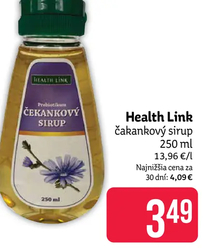 Health Link čakankový sirup