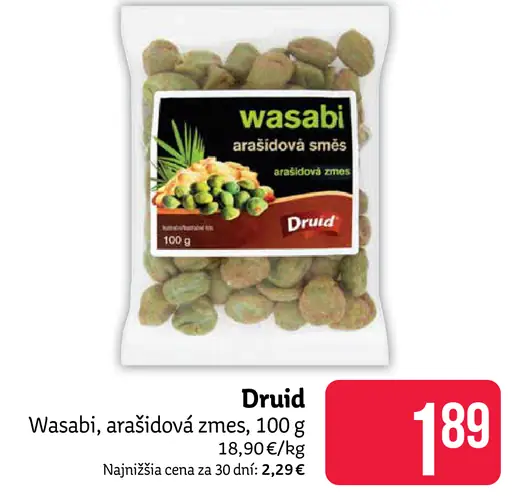 Druid Wasabi, arašidový zmes