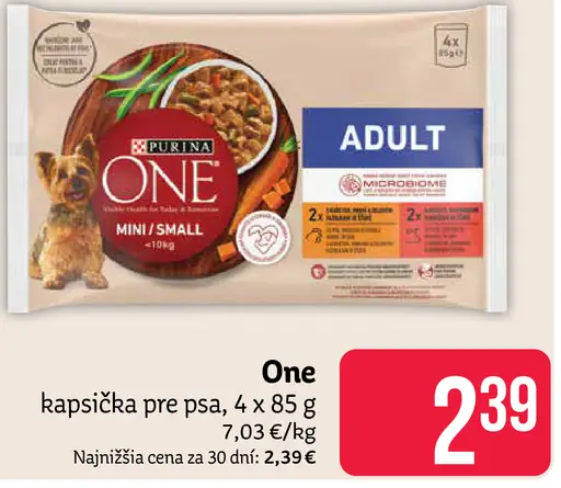 One kapsička pre psa