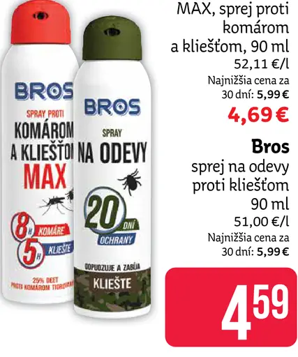 Bros MAX sprej proti hmyzu