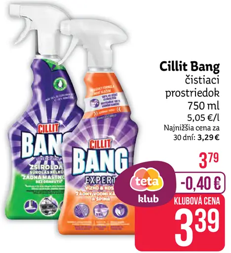 Cillit Bang čistiaci prostriedok