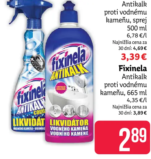 Fixinela Antikal proti vodnému kameňu