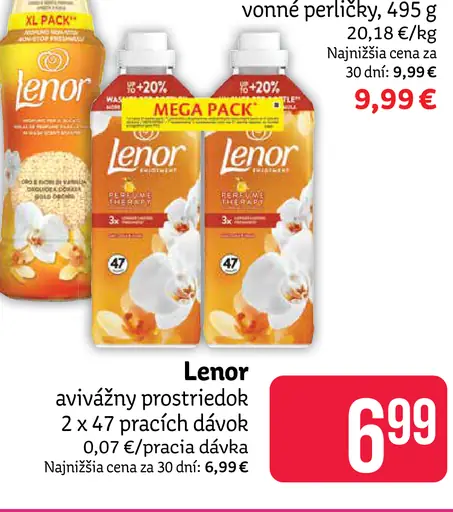 Lenor avivážny prostriedok