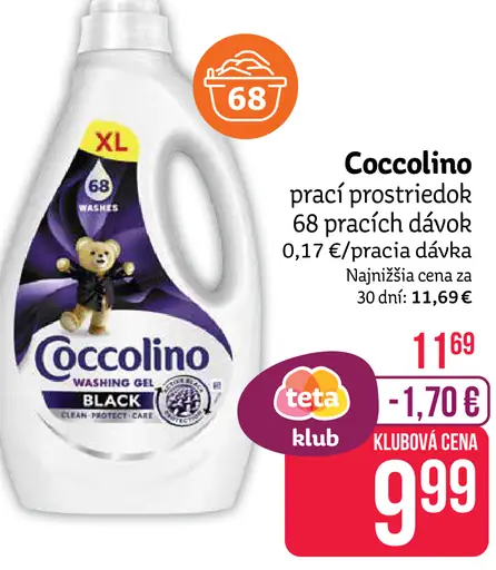 Coccolino prací prostriedok