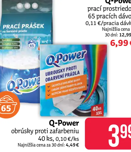 Q-Power prací prostriedok
