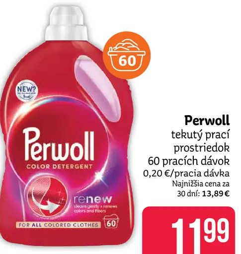 Perwoll tekutý prací prostriedok