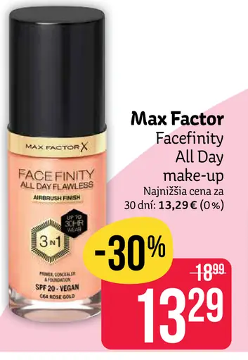 Max Factor Facefinity All Day Flawless make-up