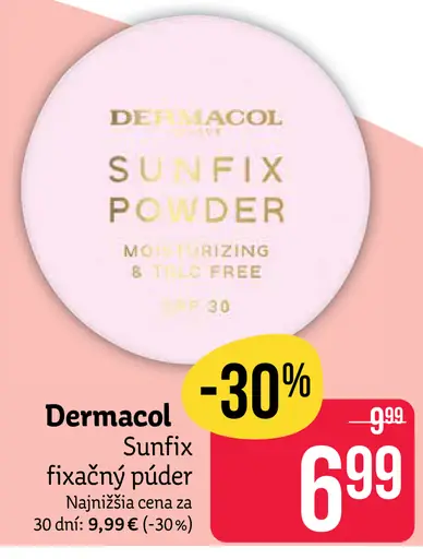 Dermacol Sunfix fixačný púder
