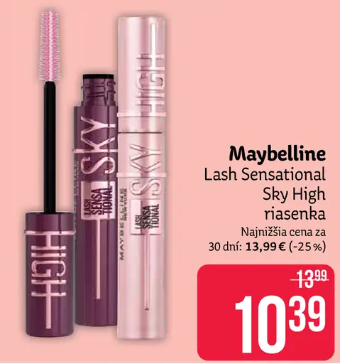 Maybelline Lash Sensational Sky High riasenka