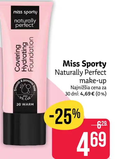 Miss Sporty Naturally Perfect make-up na pleť