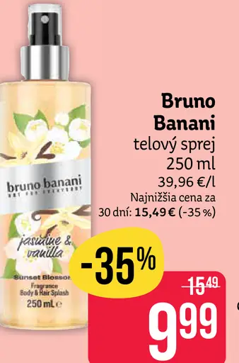 Bruno Banani telový sprej