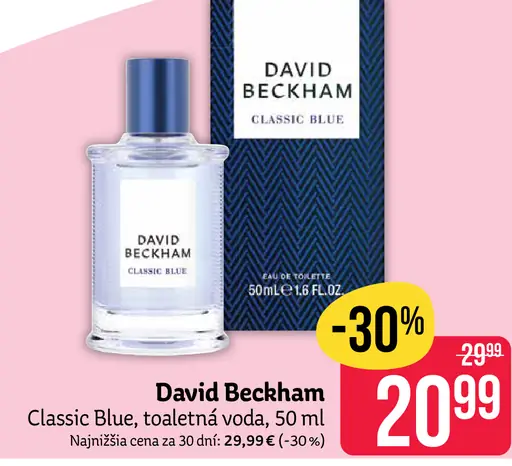 David Beckham Classic Blue toaletná voda