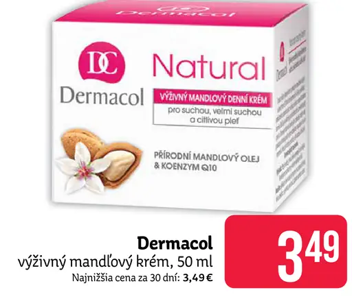 Dermacol výživný mandľový krém
