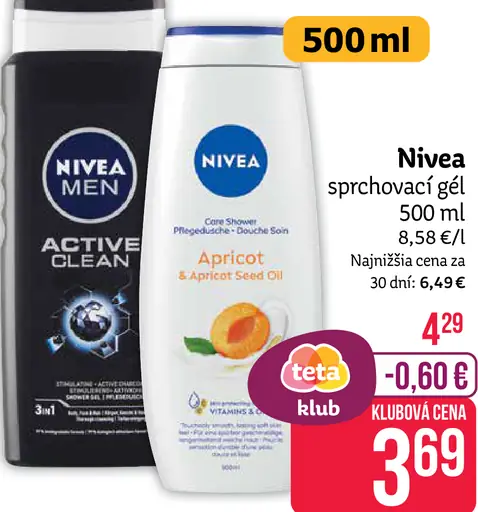 Nivea sprchovací gél