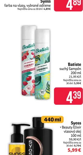 Batiste suchý šampón