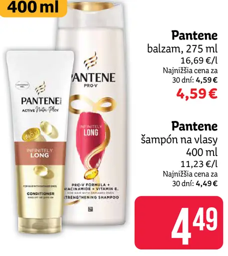 Pantene šampón na vlasy